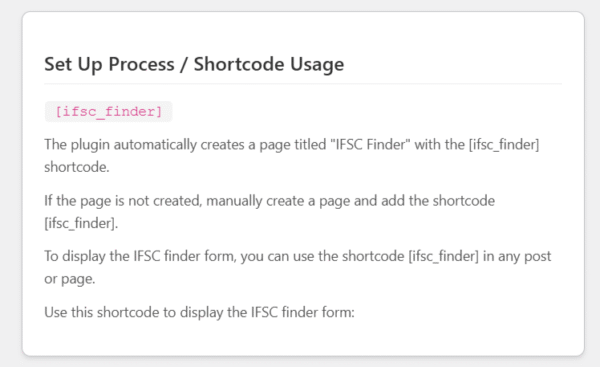 Bank IFSC Finder WordPress Plugin - Image 3